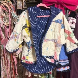 Colorful Patchwork Quilted Jacket